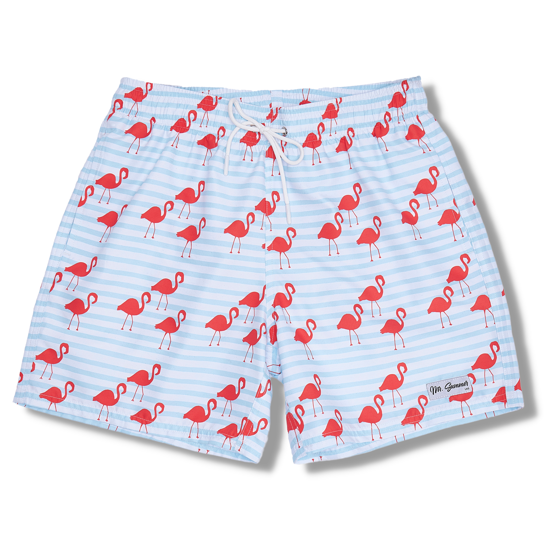 Pink flamingo 2025 swim shorts